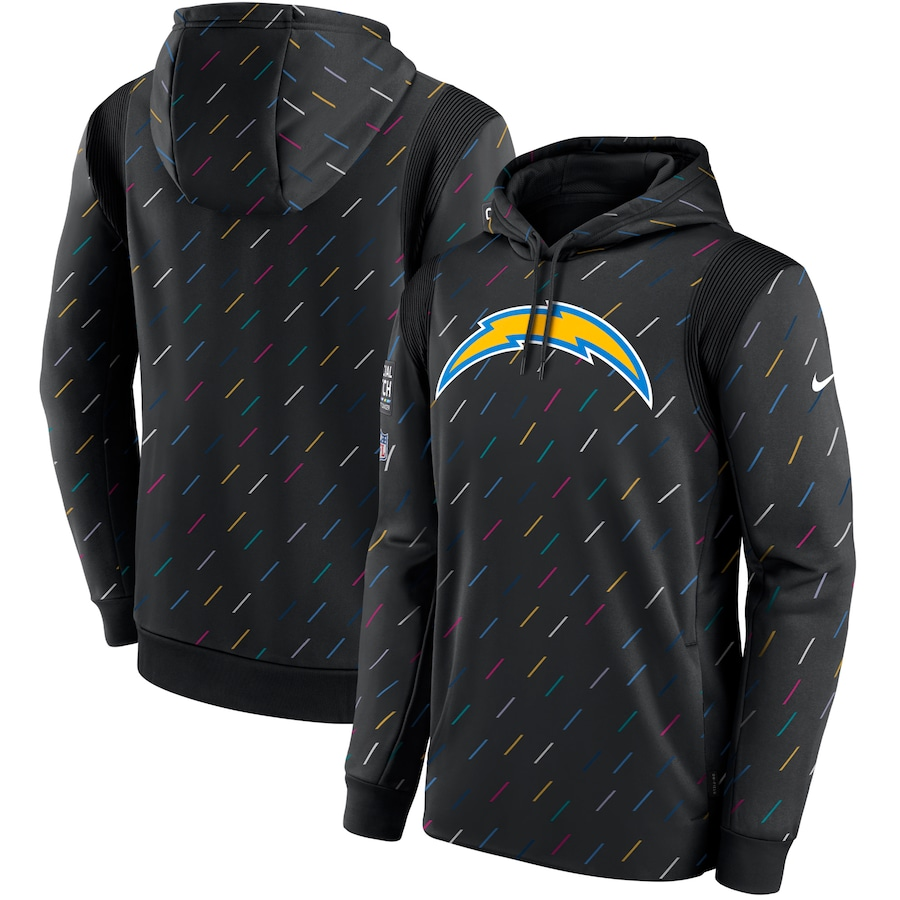 Women NFL Los Angeles Chargers 2025 Nike black hoodie